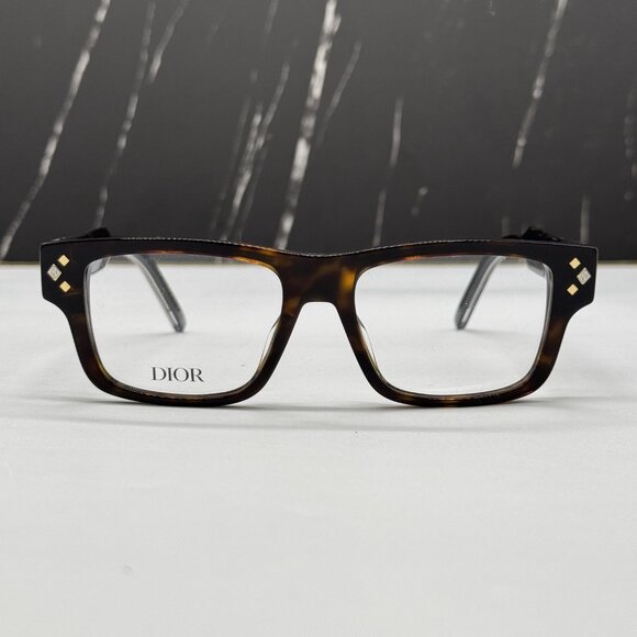 NEW DIOR EYEGLASSES DIOR DM50067I 056 HAVANA EYEWEAR DIOR CD DiamondO S3I - Picture 4 of 9